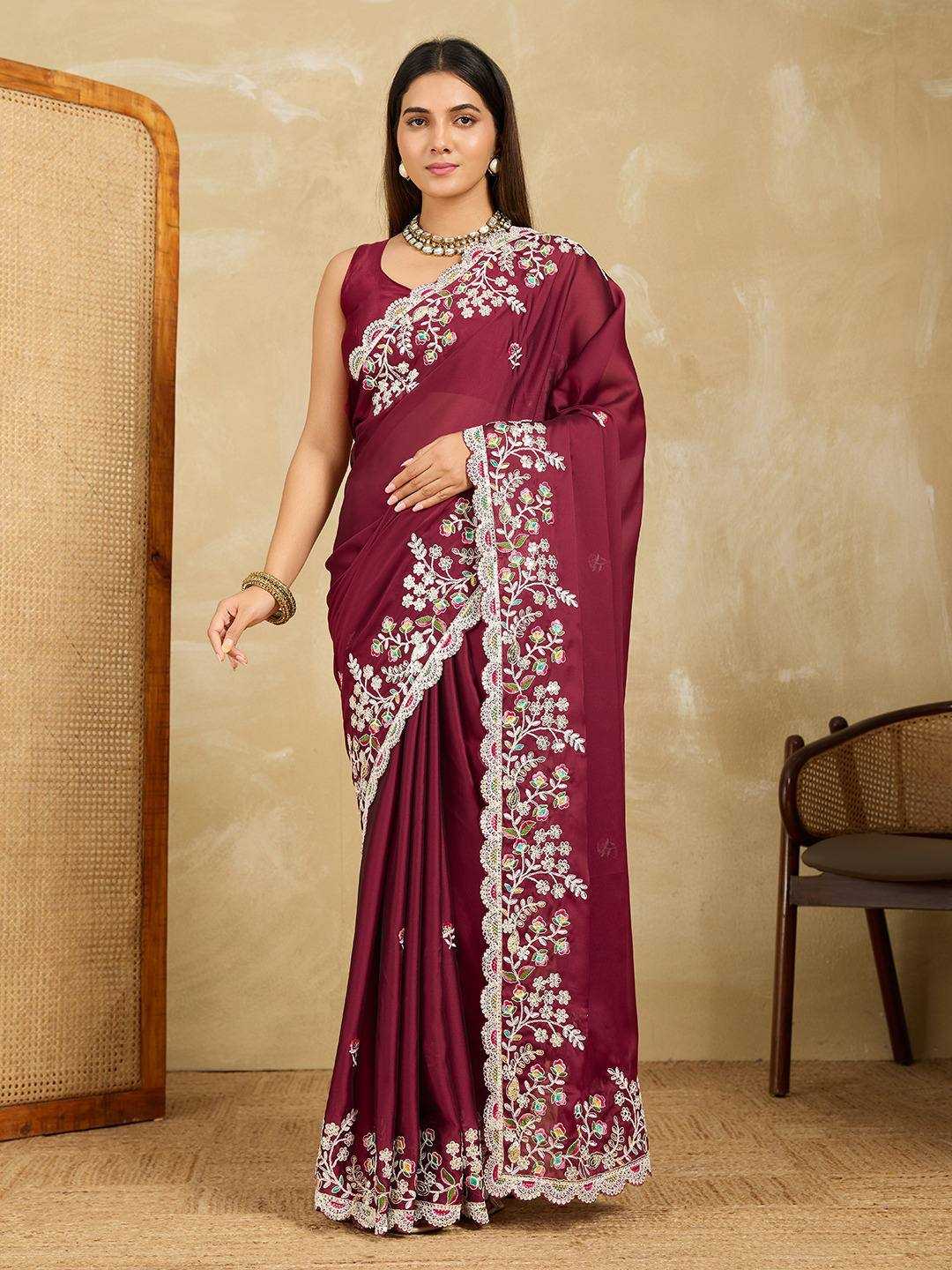 Rangoli Silk Embroidered Sarees